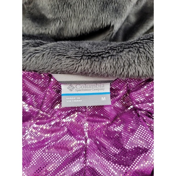 COLUMBIA Heavenly Omni-Heat Hooded Jacket Women's Medium Purple NWT - Picture 10 of 13